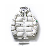 Hip Hop Men's and Women's Duck Down Collar Jacket