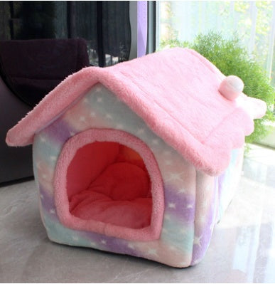 Foldable Dog House Pet Cat Bed Winter Dog Villa Sleep Kennel Removable Nest Warm Enclosed Cave Sofa Pets Supplies Foldable Dog House Pet Cat Bed Winter Dog Villa Sleep Kennel Removable Nest Warm Enclosed Cave Sofa Pets Supplies