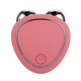 Portable Facial Micro-current Beauty Instrument For Lifting Thinning And Reducing Edema With Double Roller Massager
