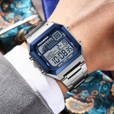 New Square Electronic Sports Outdoor Waterproof Watch For Men And Women