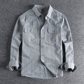 Design Sense Overalls Long Sleeve Shirt Men