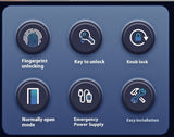 Smart Round Door Lock Ball Lock Household Smart Lock One Hold Open Fingerprint Lock