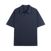 Fashion Simple Polo Shirt Loose Comfortable Men's T-Shirt