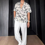 Тарзи таътил фуҷур Casual вимпел кӯтоҳ остин ҷомаи чопӣ