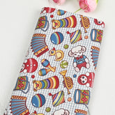 Plain Cotton Fabric Retro Nostalgic Toy Printing Fabric Handmade DIY
