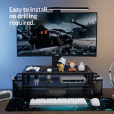 Two-tier Computer Monitor Riser With Storage