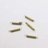 Vintage Mechanical Clock Clockwork Metal Fittings Tension Spring