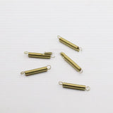 Vintage Mechanical Clock Clockwork Metal Fittings Tension Spring