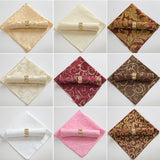 Square Folding Fabric Tablecloth Decorative Embroidery