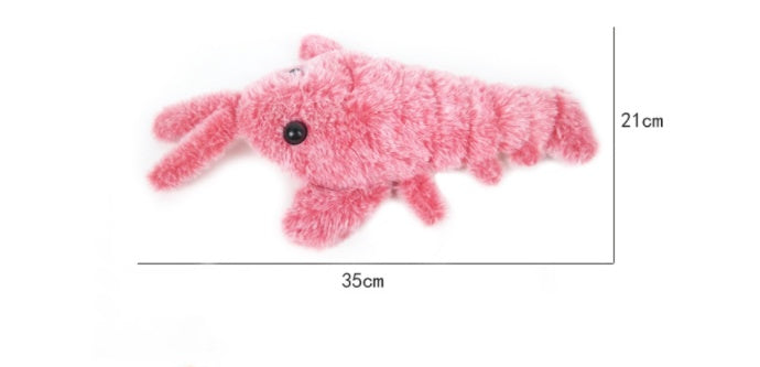 Pet Toys Electric Jumping Shrimp USB Charging Simulation Lobster Funny Cat Plush Pets Toy Pet Toys Electric Jumping Shrimp USB Charging Simulation Lobster Funny Cat Plush Pets Toy