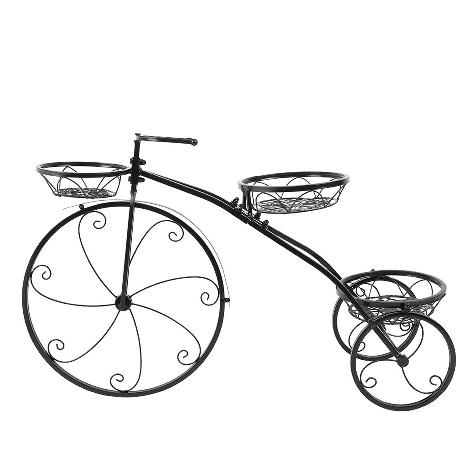Tricycle Plant Stand Flower Pot Cart Holder Ideal For Home Garden And Patio Tricycle Plant Stand Flower Pot Cart Holder Ideal For Home Garden And Patio
