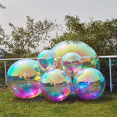 Colorful Inflatable Mirror Ball Double-layer Christmas Inflatable Model Bar Exhibition Stage Wedding Event Decoration