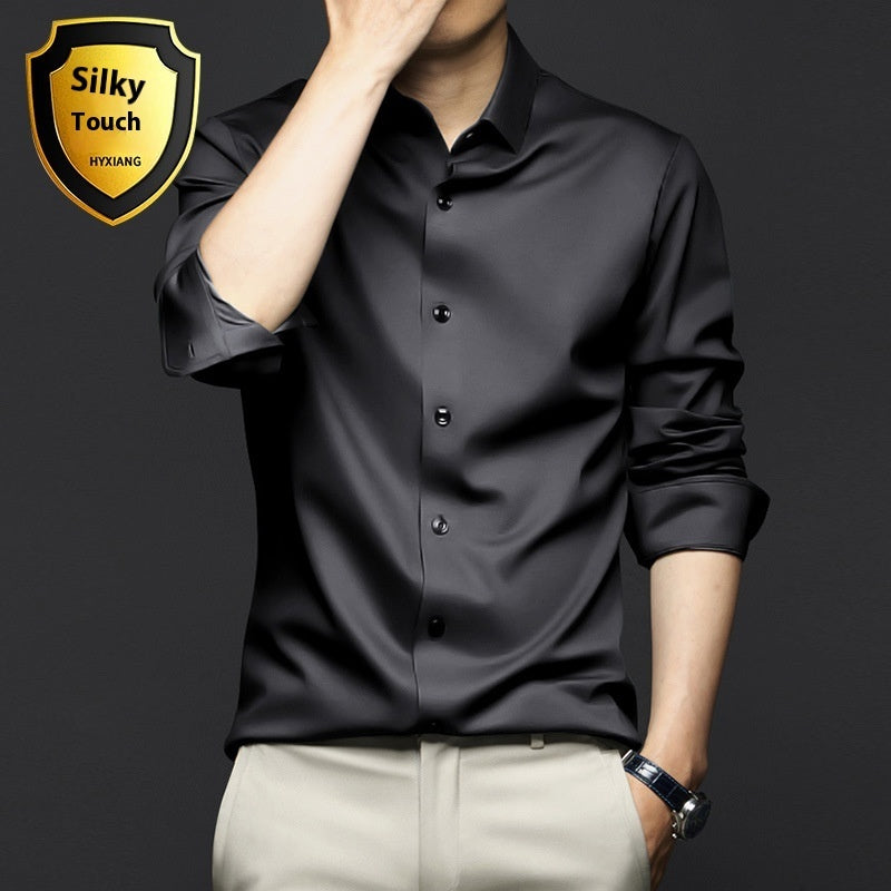 Long Sleeve Shirt Men's Anti-wrinkle Non-ironing Business Clothing Shirt Long Sleeve Shirt Men's Anti-wrinkle Non-ironing Business Clothing Shirt