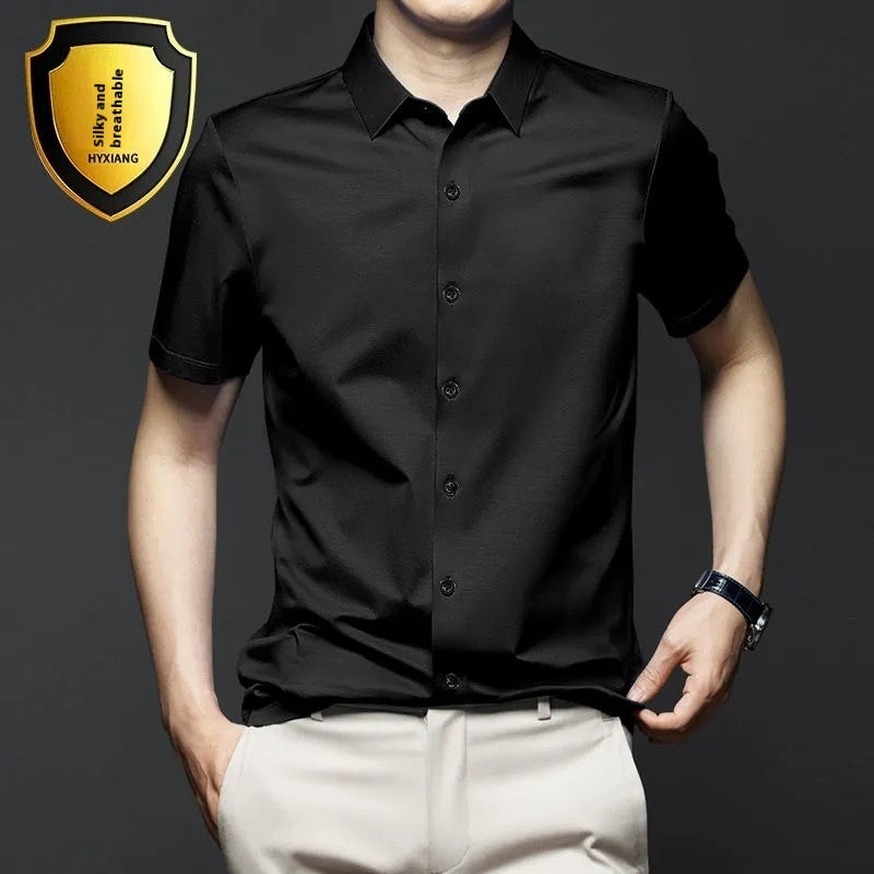 Куртаи остин кӯтоҳи мардона дарзмолнашаванда Тиҷорати зидди доғҳои мардона Куртаи остин кӯтоҳи мардона дарзмолнашаванда Тиҷорати зидди доғҳои мардона