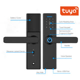 Fingerprint Lock Smart Lock Card Password Remote Control Normally Mode