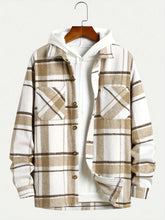 Men's Fashionable Shirt with Thick Lapels