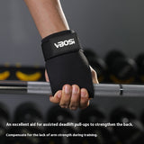 Hard Pull Booster Stripe Palm Gloves Fitness Assistance