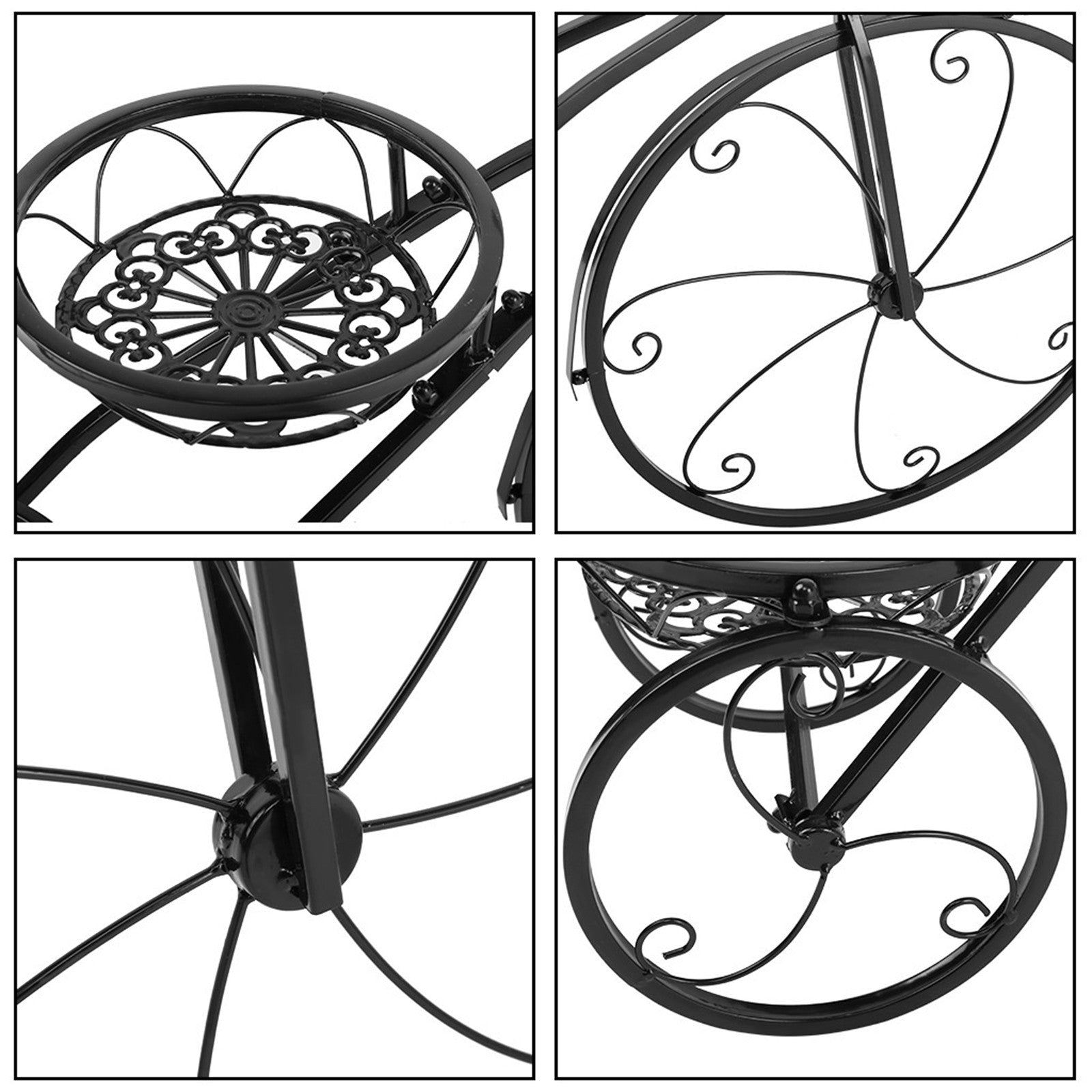 Tricycle Plant Stand Flower Pot Cart Holder Ideal For Home Garden And Patio Tricycle Plant Stand Flower Pot Cart Holder Ideal For Home Garden And Patio