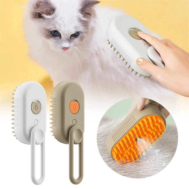 Cat Steam Brush Steamy Dog Brush 3 In 1 Electric Spray Cat Hair Brushes For Massage Pet Grooming Comb Hair Removal Combs Pet Products Cat Steam Brush Steamy Dog Brush 3 In 1 Electric Spray Cat Hair Brushes For Massage Pet Grooming Comb Hair Removal Combs Pet Products