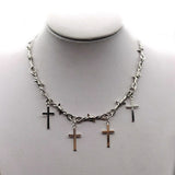 Iron Wire Choker Women's Hip Hop Gothic Punk