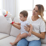 Cute cartoon animal hand puppet Monkey frog duck Plush toy doll baby Comforting towel