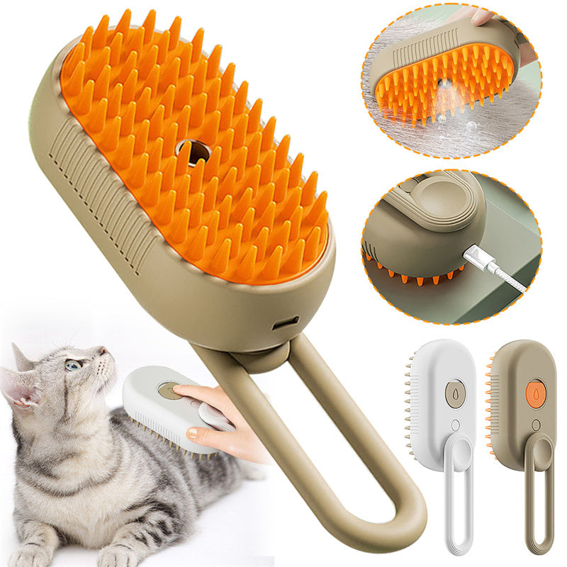 Cat Steam Brush Steamy Dog Brush 3 In 1 Electric Spray Cat Hair Brushes For Massage Pet Grooming Comb Hair Removal Combs Pet Products Cat Steam Brush Steamy Dog Brush 3 In 1 Electric Spray Cat Hair Brushes For Massage Pet Grooming Comb Hair Removal Combs Pet Products