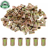 Plated Color Zinc Flat Head Pull Rivet Nut