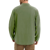 Men's Henry Shirt Printed Long Sleeve T-Shirt