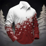 Men's Loose High Quality Comfortable Long Sleeve Button Lapel Shirt Fashion Brand