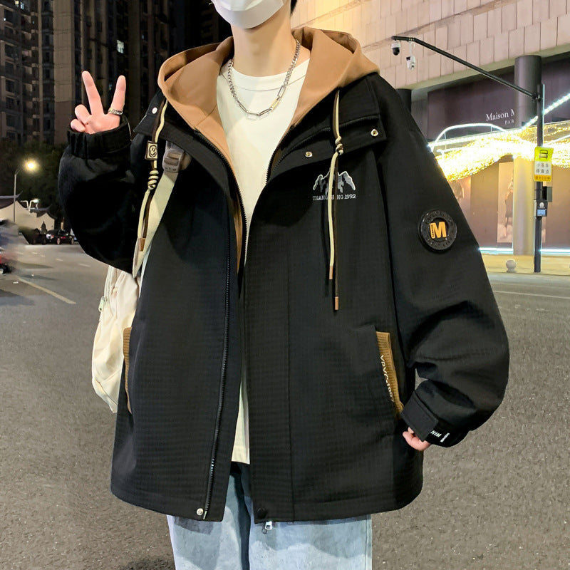 Куртаи навраси писарбачаҳои қалбакӣ ду дона либоси тирамоҳӣ ва зимистонаи шамол тобовар Куртаи навраси писарбачаҳои қалбакӣ ду дона либоси тирамоҳӣ ва зимистонаи шамол тобовар