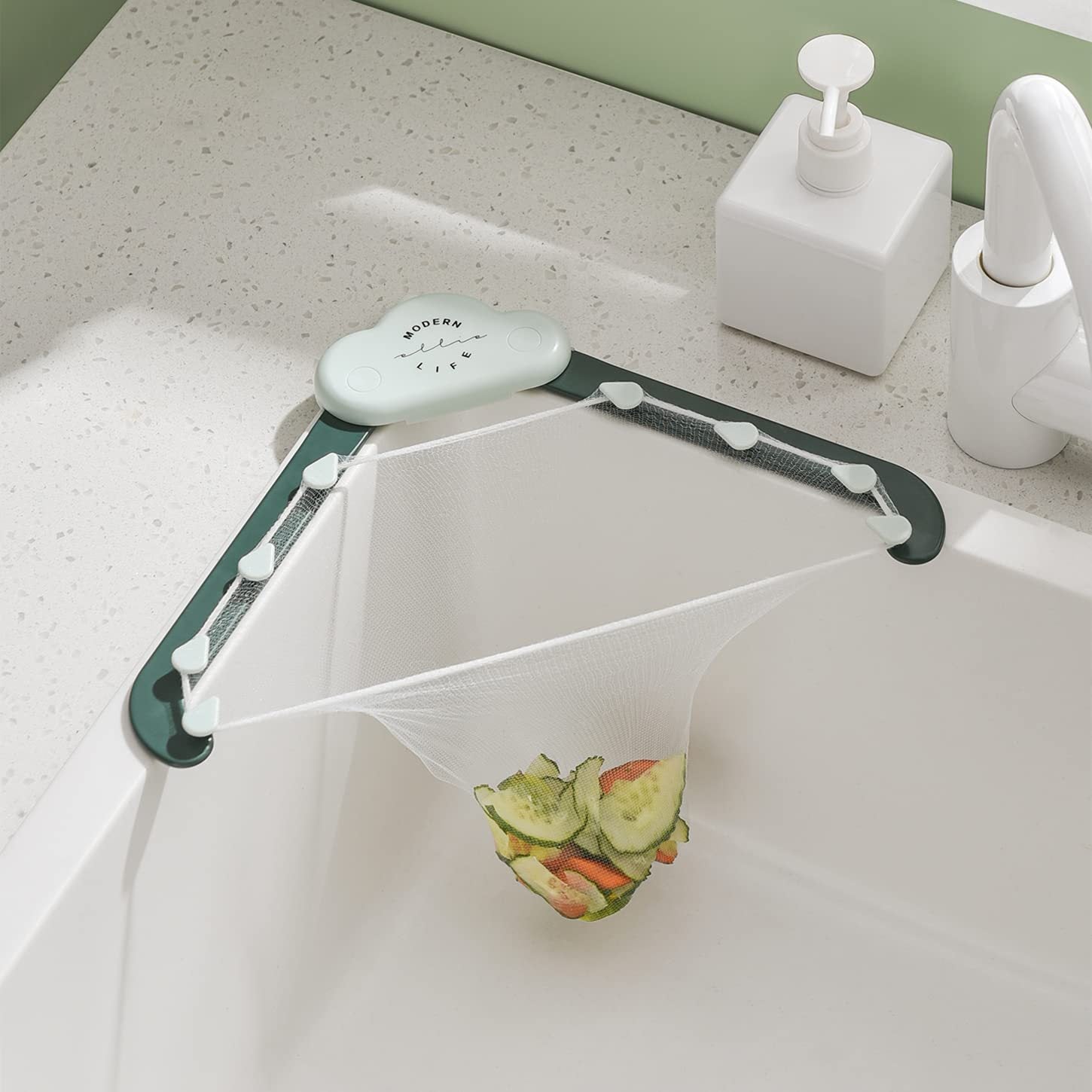 Triangular Cloud Sink Drain Rack Kitchen Garbage Filter Screen Dish Washing Sink Leftovers Rice Anti-blocking Kitchen Gadgets Triangular Cloud Sink Drain Rack Kitchen Garbage Filter Screen Dish Washing Sink Leftovers Rice Anti-blocking Kitchen Gadgets