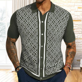 Men's Casual European and American Style Jacquard Sweater