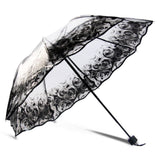 Transparent umbrella print umbrella