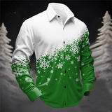 Men's Loose High Quality Comfortable Long Sleeve Button Lapel Shirt Fashion Brand