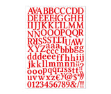 Serif Alphabet Stickers Gift Decoration Stationery