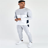 Men's Casual And Comfortable Mosaic Sweater Suit