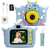 Children's Cartoon Digital Camera HD Photo Video Children's Camera Blue Children's Toy Gift