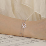 Sports Enthusiasts Titanium Steel Bracelet Hollow Baseball Temperament Wild