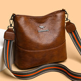 European American Simple Versatile Bucket Bag