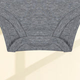 Romper Newborn Clothes 0-1 Years Old Solid Color Jumpsuit Male And Female Baby Baby Onesie