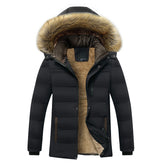 Men's Cotton Lining Jacket Plus Velvet Thick Jacket Cotton Lining Autumn and Winter