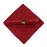 Square Folding Fabric Tablecloth Decorative Embroidery