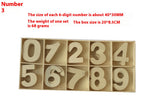 Boxed English Building Blocks Creative Style Figures Letter Ornaments Toys