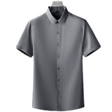 Non-ironing Short-sleeved Shirt Men's Anti-wrinkle Business
