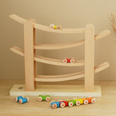 Baby Beech Grounder Track Inertia Walker Car Children Training Visual Grasping Ability Baby Early Education 1 Year Old