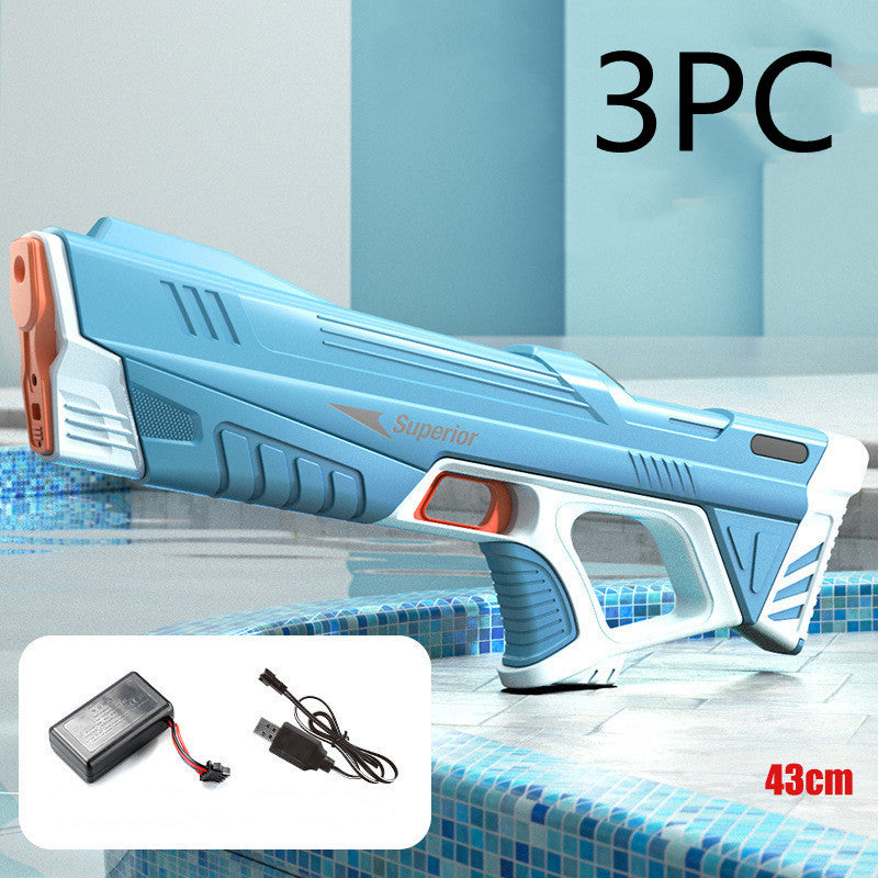 Summer Full Automatic Electric Water Gun Toy Induction Water Absorbing High-Tech Burst Water Gun Beach Outdoor Water Fight Toys Summer Full Automatic Electric Water Gun Toy Induction Water Absorbing High-Tech Burst Water Gun Beach Outdoor Water Fight Toys