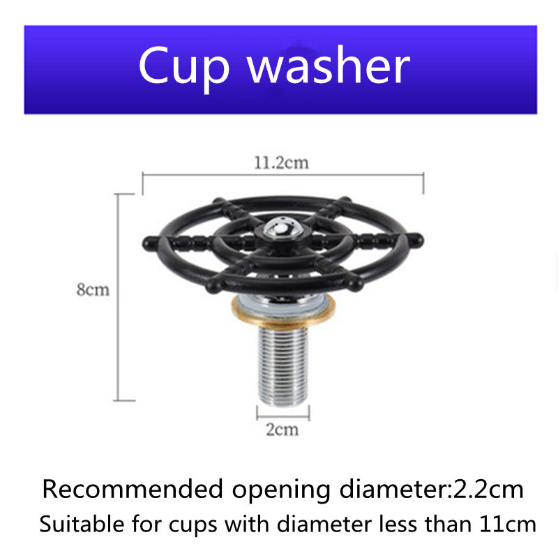 Stainless Steel Cup Washer With Embedded Automatic High-pressure Push Cup Washer Stainless Steel Cup Washer With Embedded Automatic High-pressure Push Cup Washer