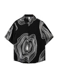 Retro Баръакси ранги кӯтоҳ остин ҷомаи мардон Casual фуҷур Ҷомаи остин кӯтоҳ