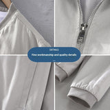 Plain simple men's autumn jacket lightweight