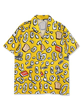 Vintage style shirt with retro pattern